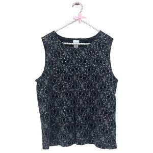 Studio C Sparkly Tank Top size 14